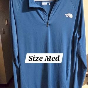 The North Face Blue Quarter-Zip Pullover